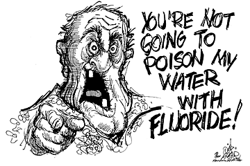 Fluoride resistance cartoon
